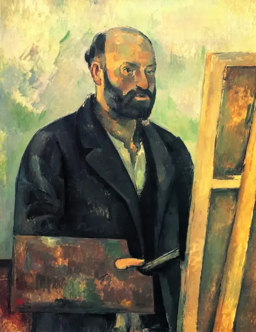 Paul Cézanne, «Self-Portrait with Palette» (1885–1887)