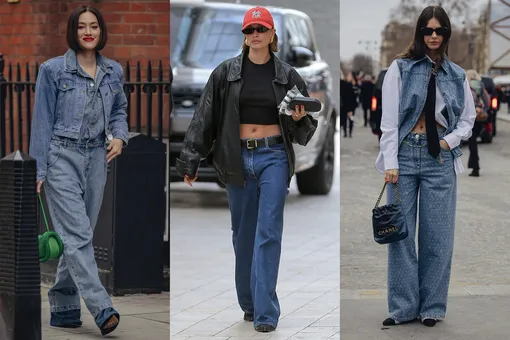C чем носить широкие джинсы, чтобы выглядеть стильно