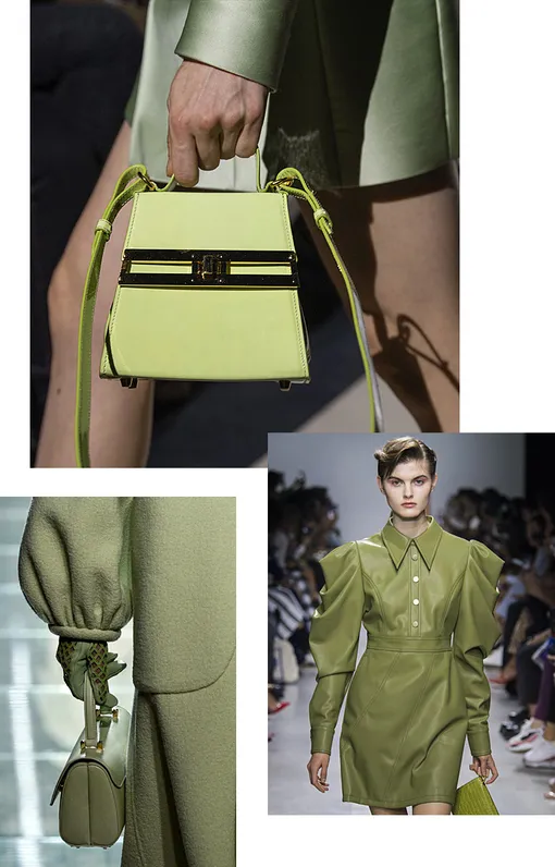 Слева направо: Marc Jacobs, весна-лето — 2019; Y/Project, весна-лето — 2020; Annakiki, весна-лето — 2020 Слева направо: Marc Jacobs, весна-лето — 2019; Y/Project, весна-лето — 2020; Annakiki, весна-лето — 2020