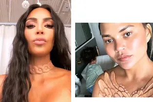 Ким Кардашьян и Крисси Тейген «подсели» на украшения-импланты