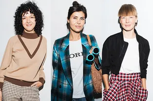 Надежда Оболенцева, Вика Газинская и Ксения Чилингарова на обеде Ars Vitae