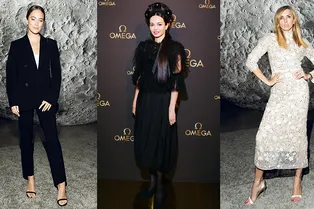 Аглая Тарасова, Диана Вишнева и Светлана Бондарчук на вечере Omega в Санкт-Петербурге