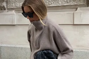 Какой свитер купить в этом сезоне? Обязательно с молнией на воротнике