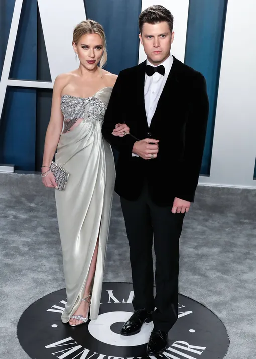 Скарлетт Йоханссон с супругом Колином Джостом на церемонии «Оскар», 2020