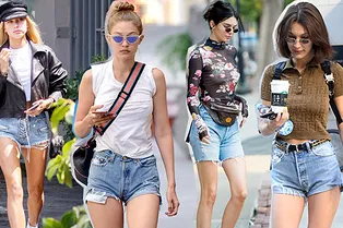 С чем носить джинсовые шорты этим летом: 9 идей, чтобы повторить их немедленно