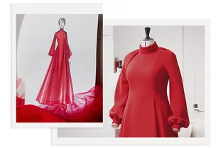 Как Dior создавали платье Оливии Колман для «Оскара»