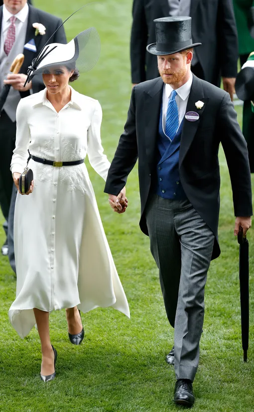 Меган Маркл и принц Гарри на Royal Ascot, 2018