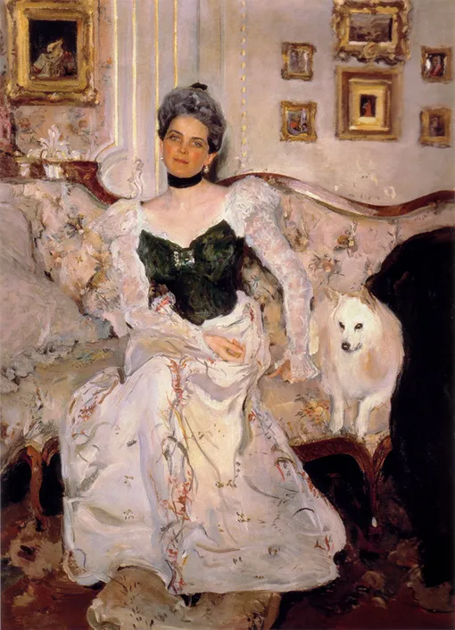 Валентин Серов «Княгиня Зинаида Юсупова в своем дворце на Мойке» (1902)