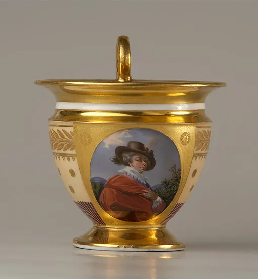 Чашка с портретом Н.Б.Юсупова, 1831 год