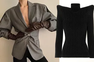 Акцент на плечи — самый модный силуэт