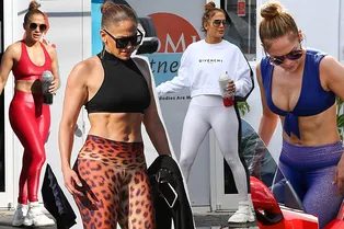 1000 и 1 легинсы: спортивные образы Джей Ло — наше вдохновение на время карантина