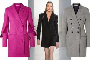 Платья-жакеты — самая функциональная вещь в осеннем гардеробе деловой женщины