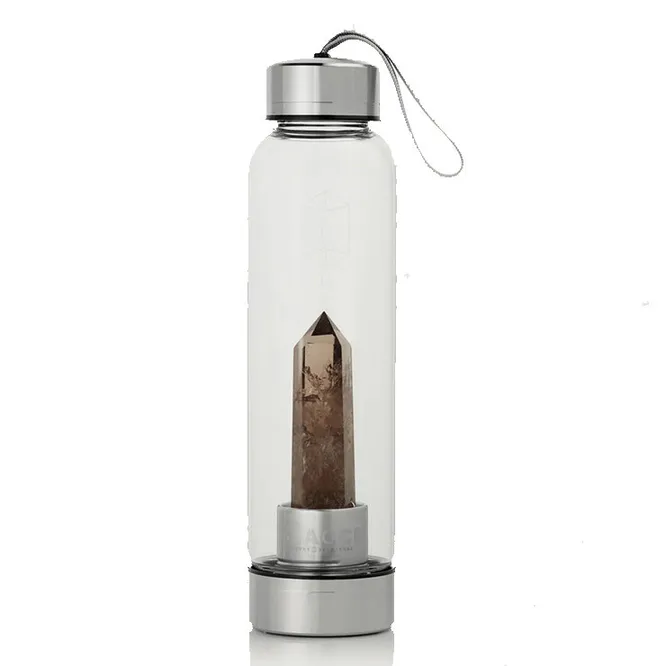 Бутылка для воды с кварцем Smoky Quartz Bottle, Glacce