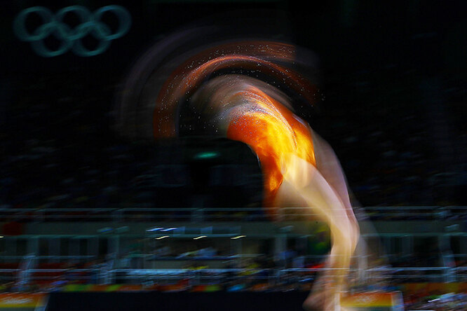 Рио-2016: гимнастка Лик Виверс на финале командного первенства