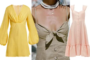 20 льняных женственных платьев, которые обязательно нужны к лету