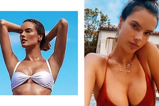 5 очень соблазнительных фото Алессандры Амброзио в бикини