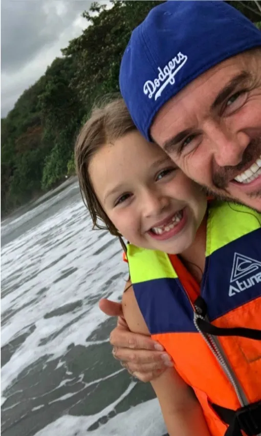 Семья Бекхэм на Бали