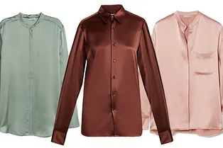 9 рубашек из сатинового шелка, которые обязательно должны быть в летнем гардеробе