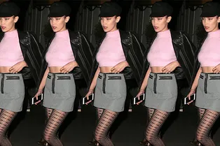 90-е ей к лицу: Белла Хадид в Лондоне