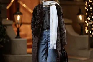 10 способов стилизовать джинсы в мороз