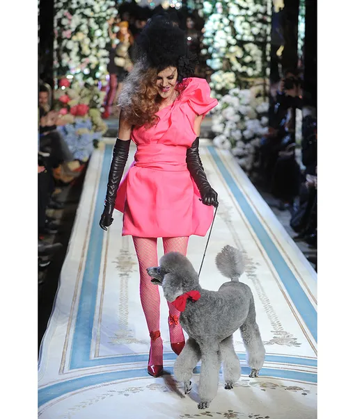 Анна Дело Руссо на показе Lanvin for H&M Haute Couture, 2010 год