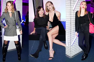 Ксения Собчак, Оксана Лаврентьева, Светлана Бондарчук на ЗОЖ-вечеринке Наташи Давыдовой