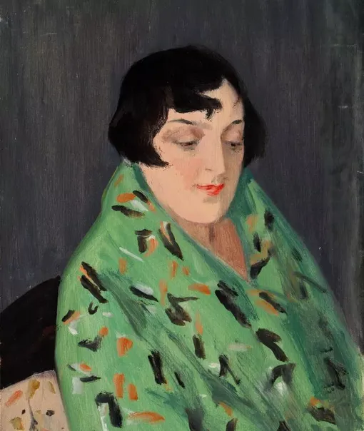 Портрет жены художника В. Гринберг. 1937 Портрет жены художника В. Гринберг. 1937