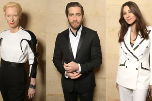 София Коппола, Моника Беллуччи, Тильда Суинтон на ужине Cartier в Париже