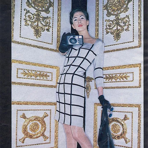 Платье «КВАДРАТЫ» из коллекции «Гора Марата», 1996 год