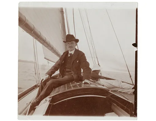 ЭДВАРД МУНК НА ЯХТЕ В ОСГОРДСТРАНДЕ, 1903 ЭДВАРД МУНК НА ЯХТЕ В ОСГОРДСТРАНДЕ, 1903