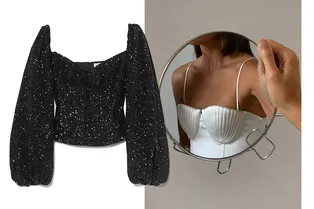 20 стильных топов для тех, кто хочет пойти на вечеринку в джинсах