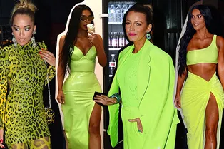 Блейк Лайвли, Ким Кардашьян и Рита Ора учат правильно носить кричащий неон