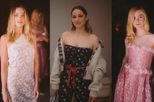 Марго Робби, Марион Котийяр и Эль Фаннинг на вечеринке Chanel
