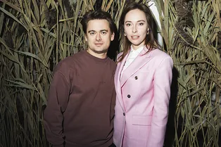 Борис и Ирина Зарьковы на ужине в Chef’s table