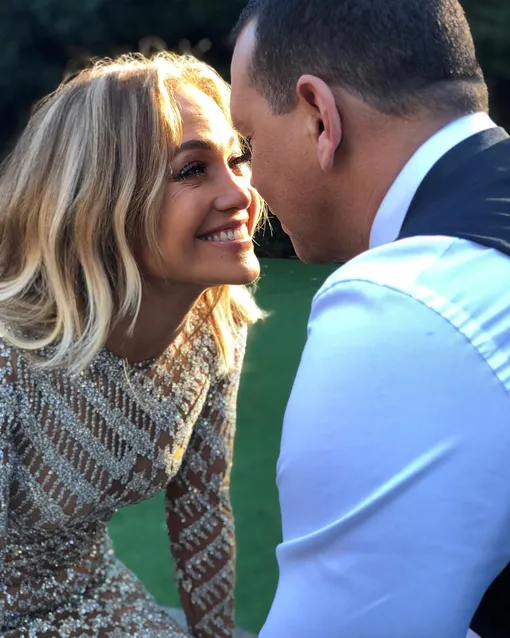 Дженнифер Лопес и Алекс Родригес в 2018 году