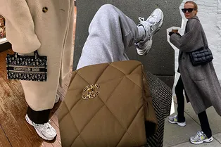 Как у папы, только лучше: 12 образов с самыми желанными кроссовками сезона