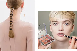 Идеальная кожа и хвосты-жгуты: бьюти-детали показа Dior Couture