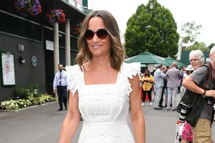 Как скрыть беременность с помощью платья: Пиппа Миддлтон в образе француженки