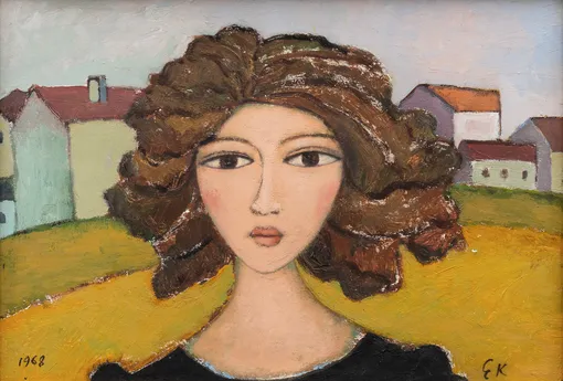 «Девушка из Лианозово» Е. Кропивницкий, 1968 «Девушка из Лианозово» Е. Кропивницкий, 1968