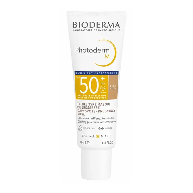 Тонирующий солнцезащитный крем-гель Photoderm M* SPF 50+ для кожи с мелазмой, BIODERMA