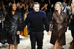 Кейт Мосс и Наоми Кэмпбелл закрыли прощальный показ Кима Джонса для Louis Vuitton