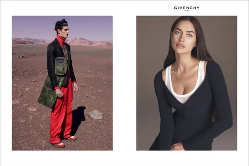 Ирина Шейк в своей естественной красоте в весенней рекламной кампании Givenchy