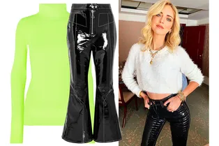 Вечеринка каждый день: 5 образов с виниловыми брюками