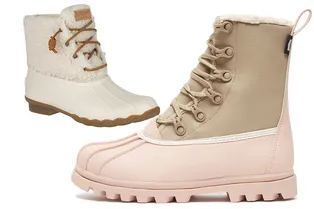 Сапоги с «галошами» — незаменимая обувь для переменчивой зимы: 10 лучших пар