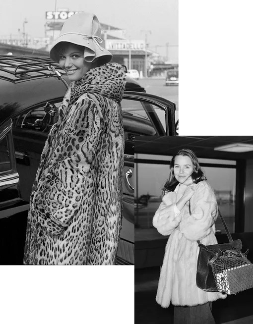 Клаудия Кардинале, 1960 год; Мишель Филиппс, 1974 год Клаудия Кардинале,