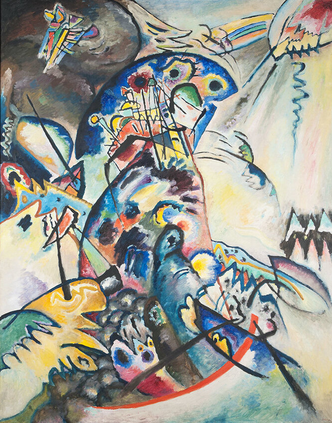 Wassily Kandinsky, Blue Crest (detail), 1917