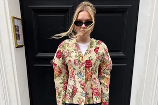 Гобеленовый жакет — вещь, которая моментально выдаст в вас знатока трендов