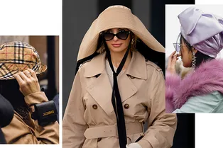 Какие головные уборы носят гостьи Недели моды