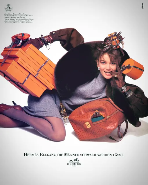 Рекламная кампания Hermès, 1987 год Рекламная кампания Hermès, 1987 год