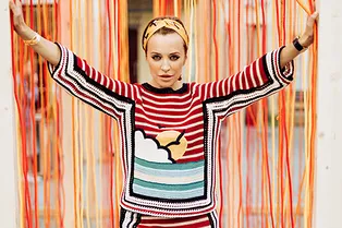 Ольга Свиблова, Виктория Шелягова и Таисия Румянцева на фестивале виноделия в ММОМА